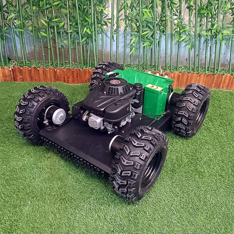 remote controlled crawler forest farm tank lawn mower