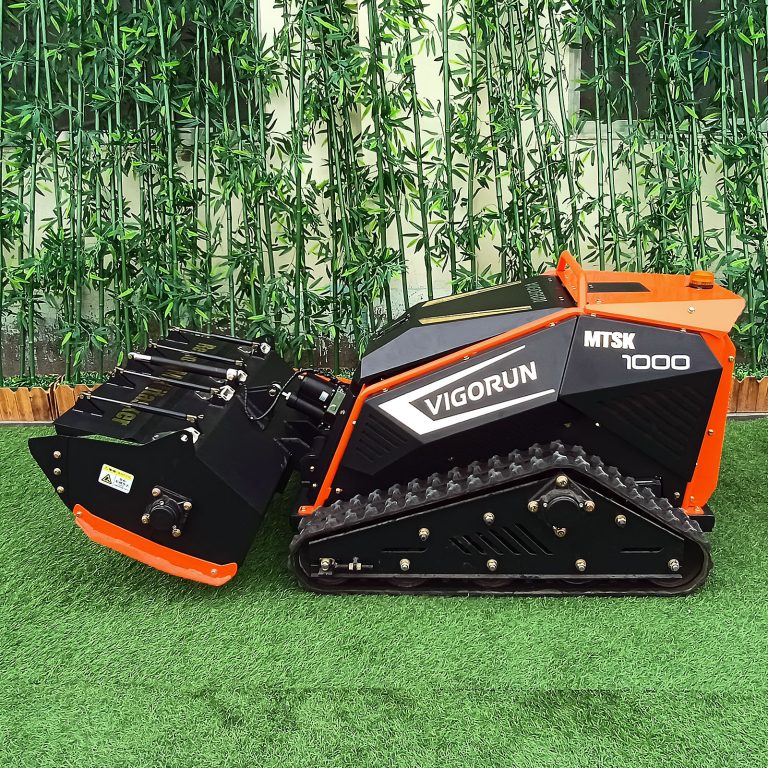 Máy cắt cỏ nhỏ gọn vận hành từ xa có thể điều chỉnh độ cao bằng động cơ xăng được CE EPA phê duyệt