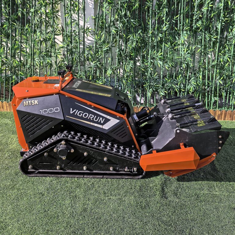 CE EPA strong power self-powered dynamo crawler remotely controlled hammer mulcher